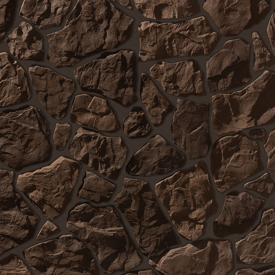 Leonardo Stone Искусственный камень Плоскость Бергамо цвет510 0,9 кв.м/уп, 510 (серо-коричневый)