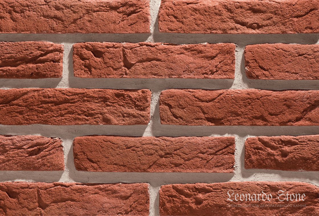 Leonardo Stone Искусственный камень Плоскость Иль-де-Франс 0,62м2/уп, 776 (кирпичный) купить в Санкт-Петербурге Leonardo Stone Искусственный камень Плоскость Иль-де-Франс 0,62м2/уп, 776 (кирпичный)