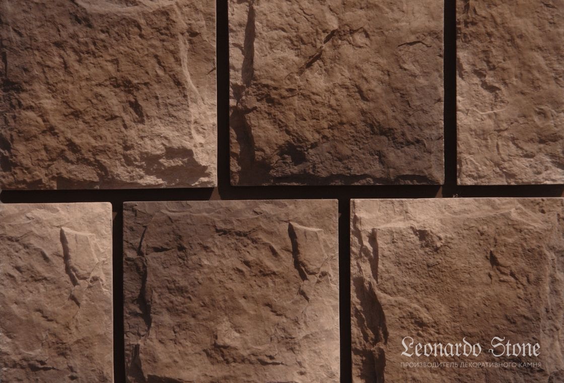 Leonardo Stone Искусственный камень Плоскость Капри 0,73м2/уп, 340 (розоватый)