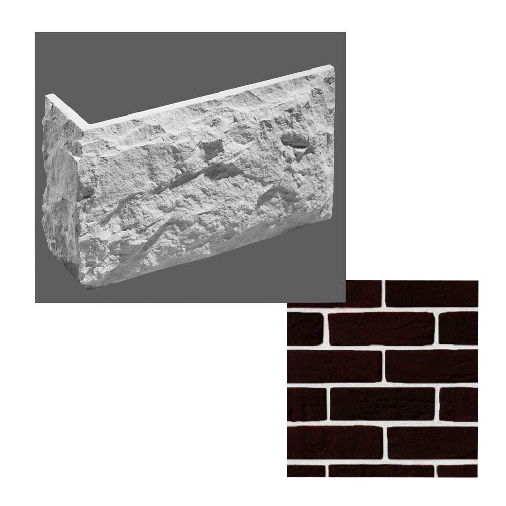 Leonardo Stone Искусственный камень Углы Орли цвет708/1 1,85мп/уп, 708/1 (чёрный) купить в Санкт-Петербурге Leonardo Stone Искусственный камень Углы Орли цвет708/1 1,85мп/уп, 708/1 (чёрный)