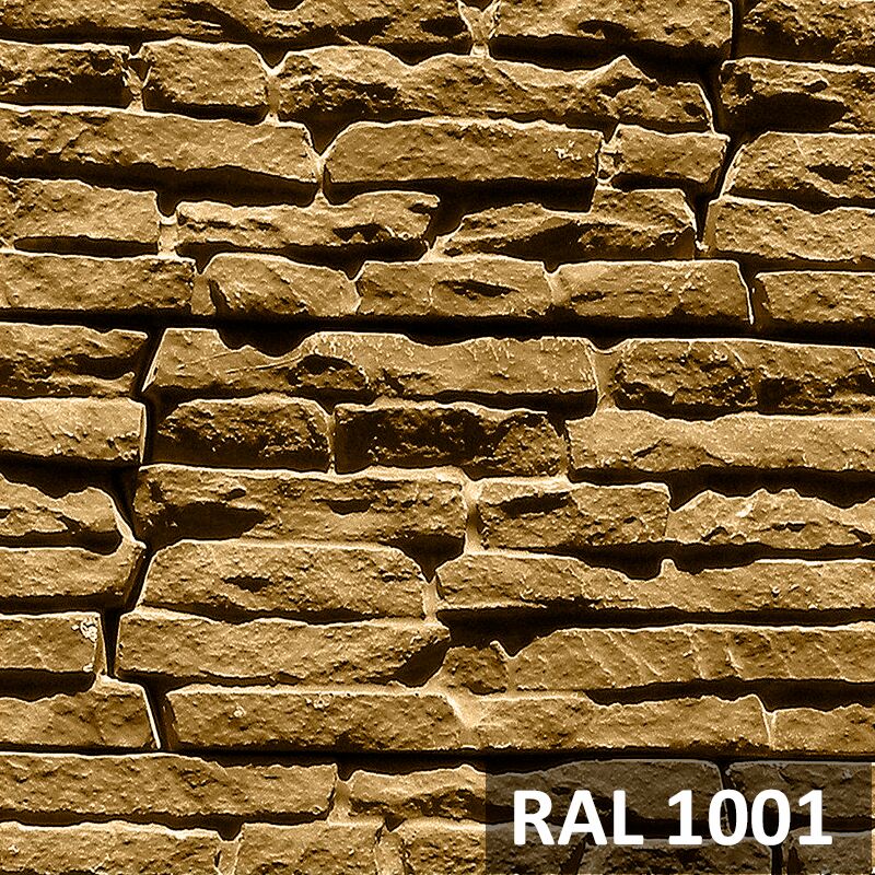 RAMO искусственный камень АЛЬБЕРГЕ (бетон) 0,7м2/уп, RAMO искусственный камень АЛЬБЕРГЕ RAL1001 бледно-бежевый (бетон) 0,7м2/уп