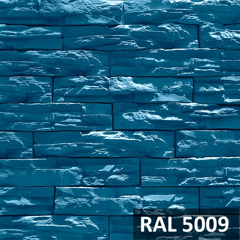 RAMO искусственный камень РОКИ РОК скала (бетон) 0,5м2/уп, синий