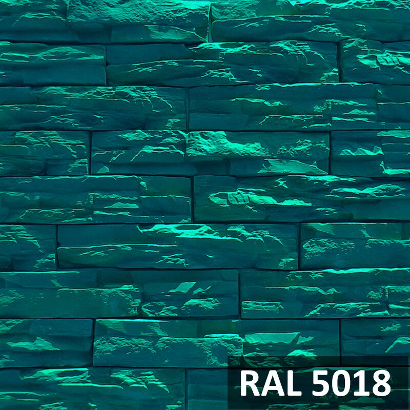 RAMO искусственный камень РОКИ РОК скала (бетон) 0,5м2/уп, зелёный