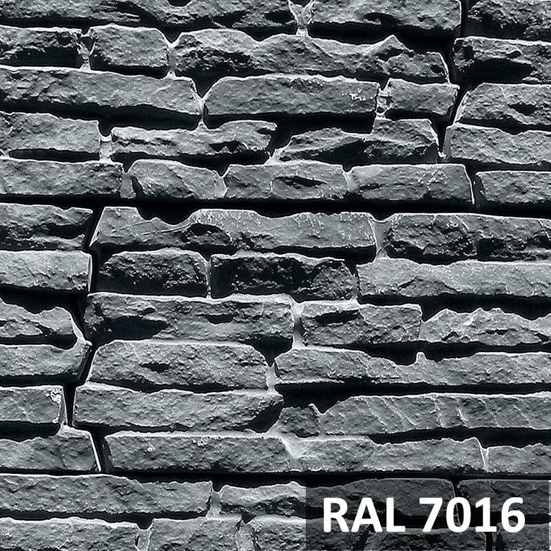 RAMO искусственный камень АЛЬБЕРГЕ (бетон) 0,7м2/уп, серый