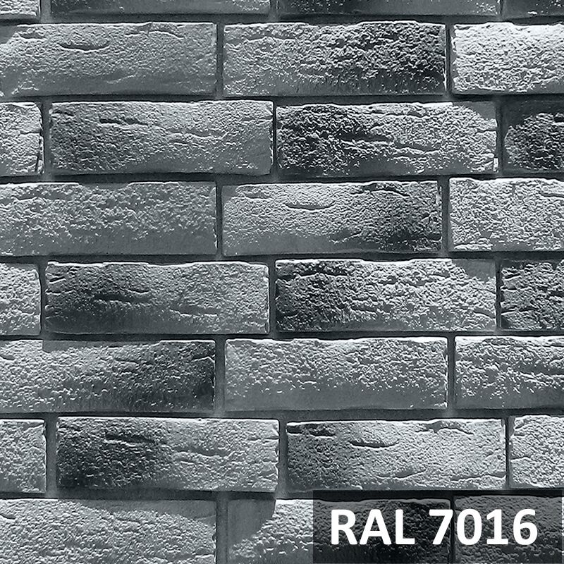 RAMO искусственный камень РАТХАУС кирпич (бетон) 1м2/уп, серый