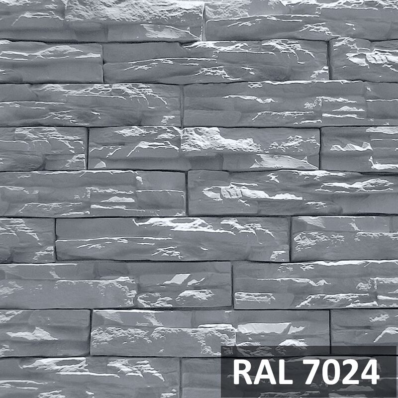 RAMO искусственный камень РОКИ РОК скала (бетон) 0,5м2/уп, серый