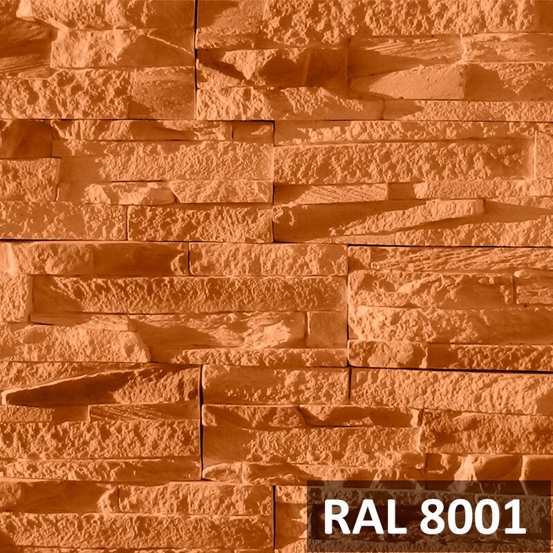 RAMO искусственный камень СПРИНГХОЛЛ 1м2/уп, оранжевый
