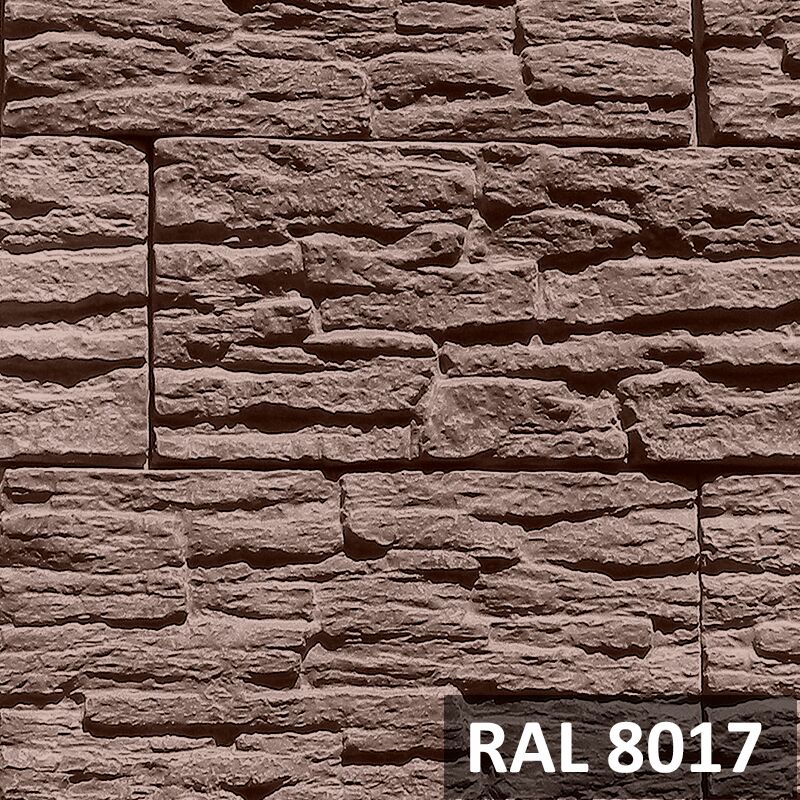 RAMO искусственный камень РЕТРО (бетон) 1м2/уп, коричневый