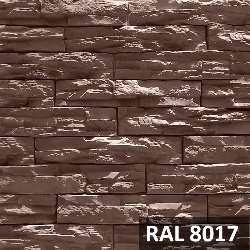RAMO искусственный камень РОКИ РОК скала (бетон) 0,5м2/уп, коричневый