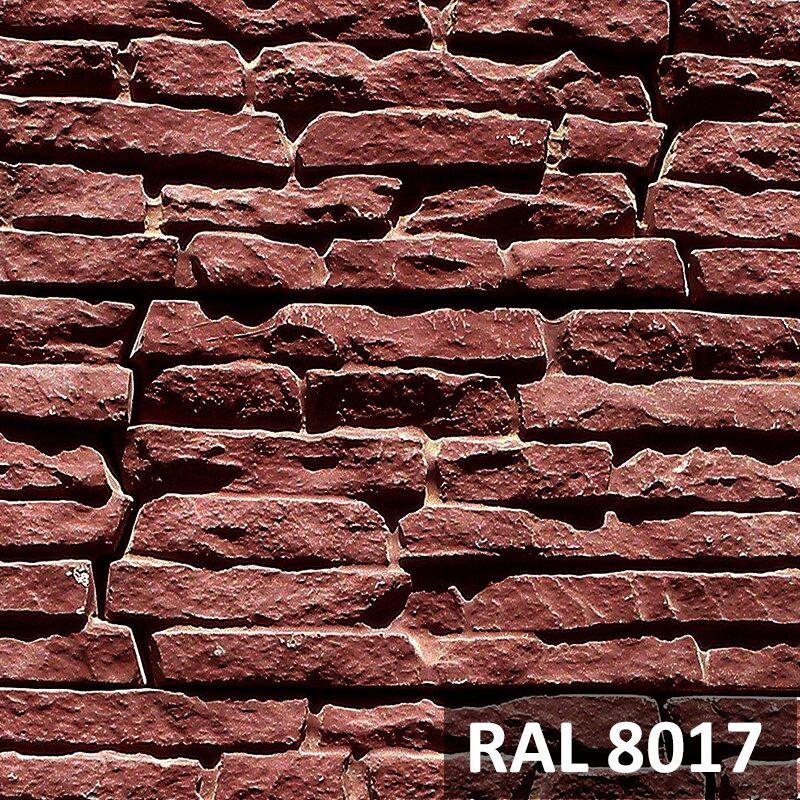 RAMO искусственный камень АЛЬБЕРГЕ (бетон) 0,7м2/уп, коричневый