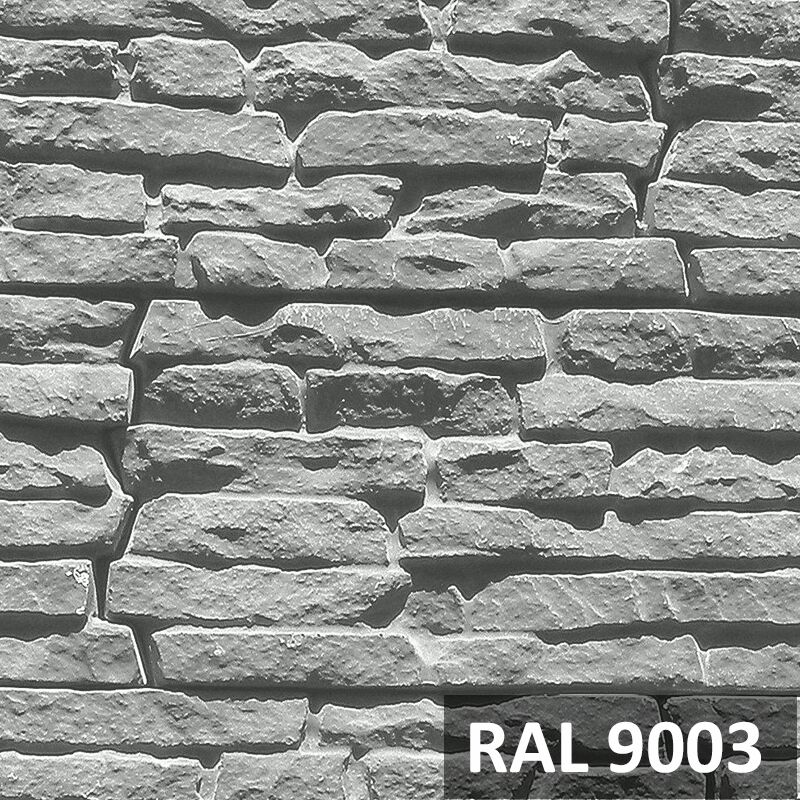 RAMO искусственный камень АЛЬБЕРГЕ (бетон) 0,7м2/уп, белый