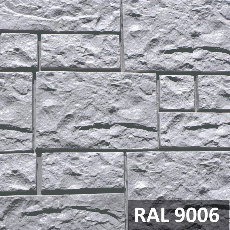 RAMO искусственный камень ДОЛОМИТ НД RAL7030 каменно-серый (бетон) 0,77м2/уп, серый