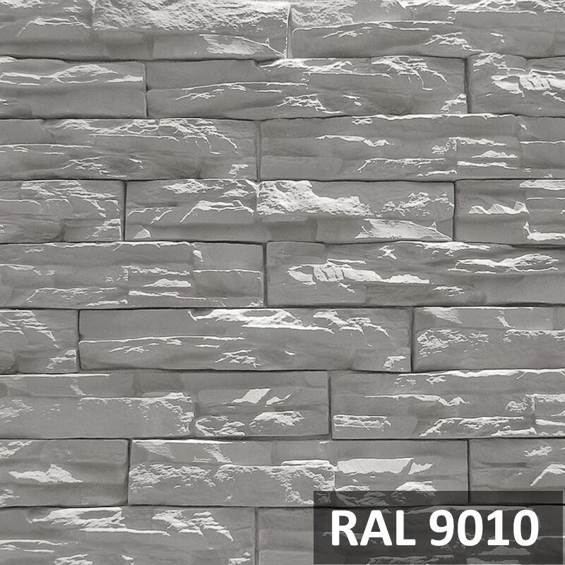 RAMO искусственный камень РОКИ РОК скала (бетон) 0,5м2/уп, белый