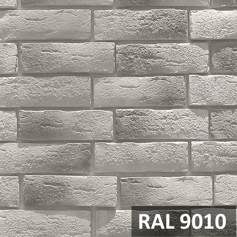 RAMO искусственный камень РАТХАУС кирпич (бетон) 1м2/уп, белый