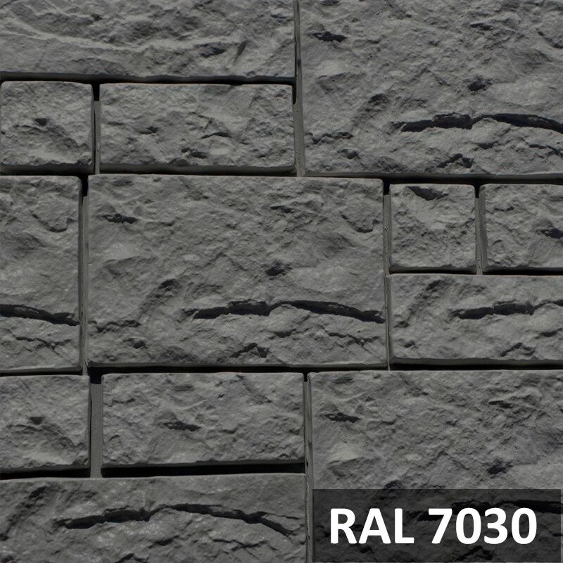 RAMO искусственный камень ДОЛОМИТ НД RAL7030 каменно-серый (бетон) 0,77м2/уп, RAMO искусственный камень ДОЛОМИТ НД RAL7030 каменно-серый (бетон) 0,77м2/уп