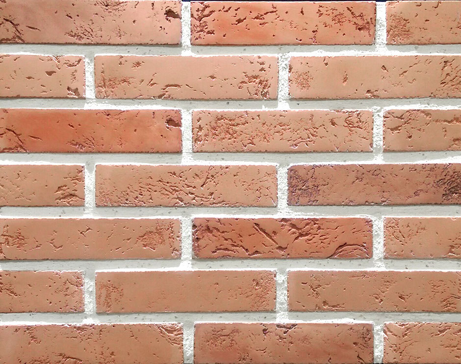 Искусственный облицовочный камень VipKamni Light brick 61, Камень Redstone под кирпич LB-61/R, 