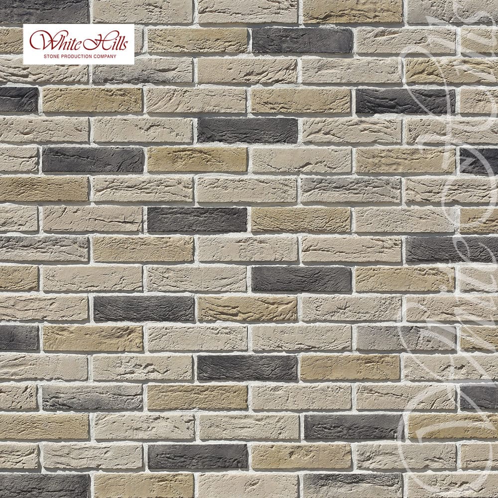 Искусственный камень 386-30 Дерри Брик 0.62м2/уп White Hills, Искусственный камень 386-30 Дерри Брик 0.62м2/уп White Hills