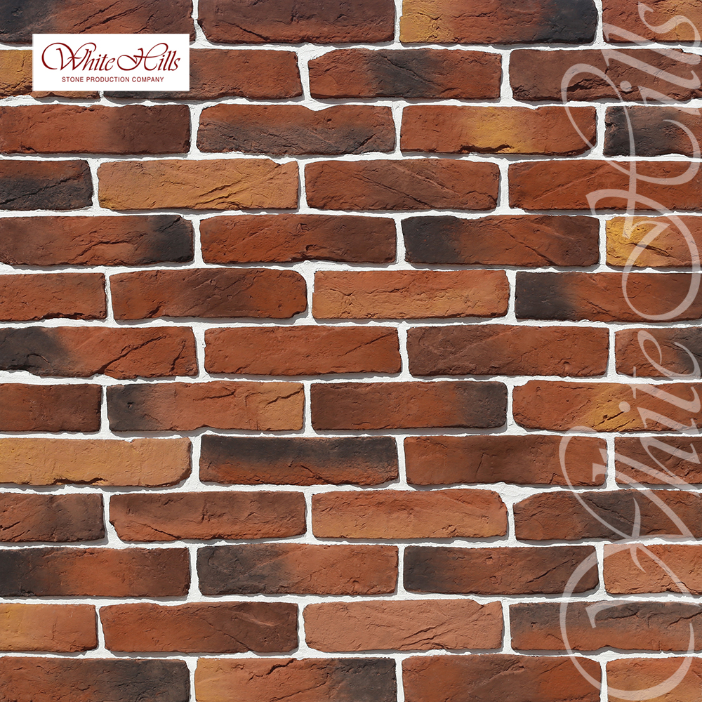 Искусственный камень 393-70 Тироль Брик 1.2м2/уп White Hills, Искусственный камень 393-70 Тироль Брик 1.2м2/уп White Hills