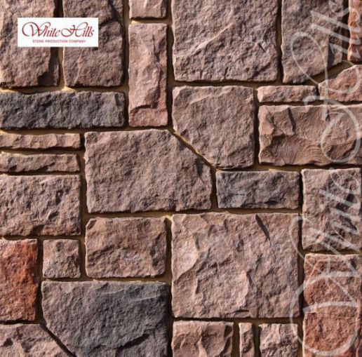 Дарем (Durham) - облицовочный камень, цвет 512-40, Искусственный камень White Hills Дарем 512-40, 0,75 м2/уп