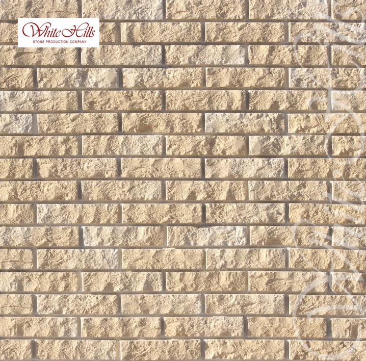 Алтен брик (Aalten brick) - облицовочный камень, цвет 310-20, Искусственный камень 310-20 Алтен брик 0.59м2/уп White Hills