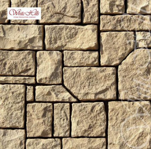 Дарем (Durham) - облицовочный камень, цвет 512-10, Искусственный камень 512-10 Дарем 0.75м2/уп White Hills