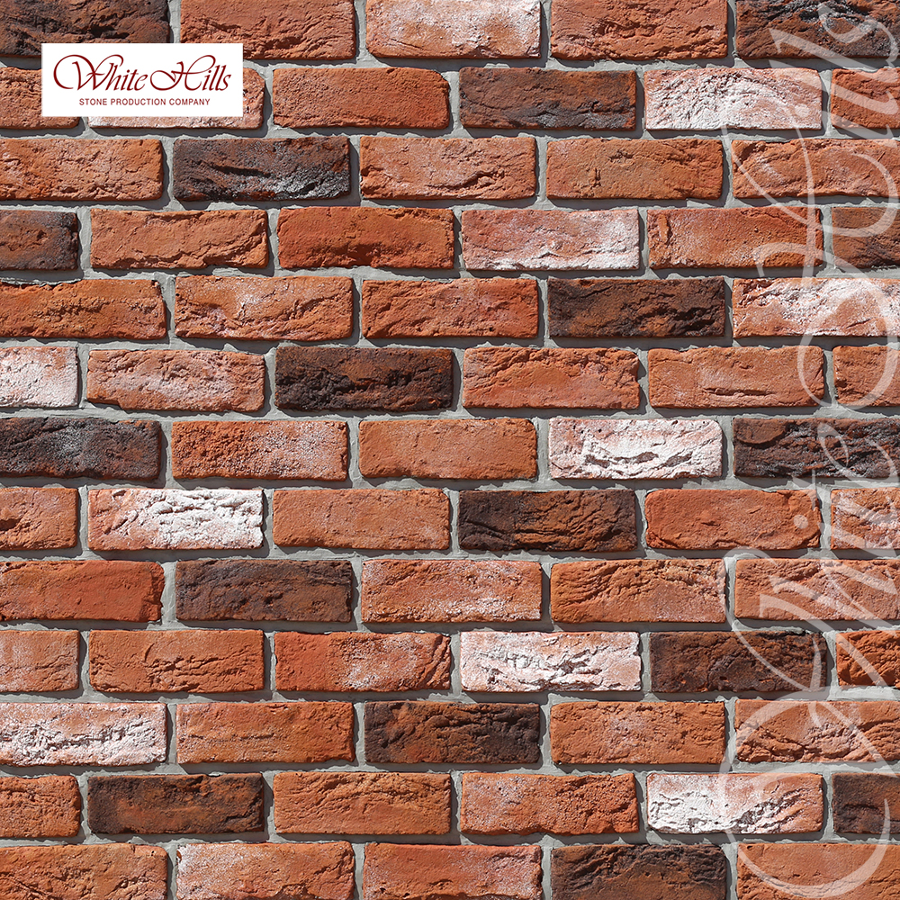 Искусственный камень 308-60 Бремен Брик 1.11м2/уп White Hills, Искусственный камень 308-60 Бремен Брик 1.11м2/уп White Hills