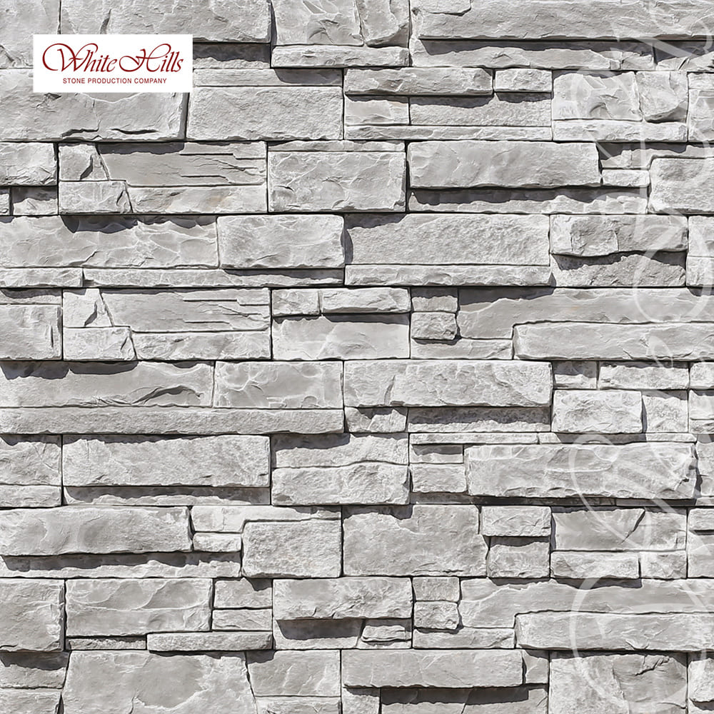 Искусственный камень 153-00 Уайт Клиффс 0.4м2/уп White Hills, Искусственный камень 153-00 Уайт Клиффс 0.4м2/уп White Hills