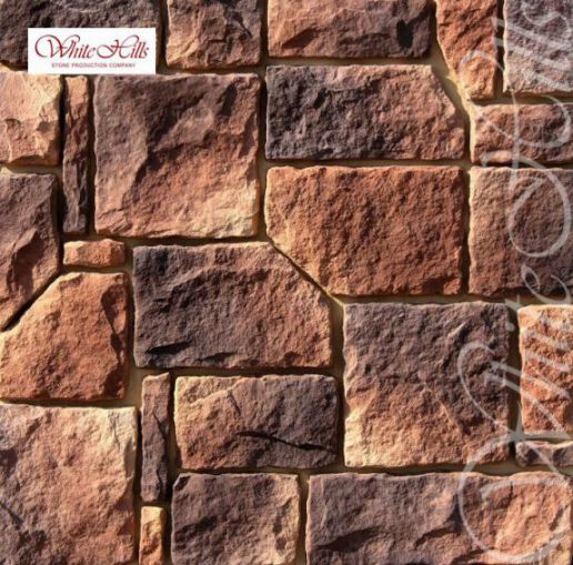 Дарем (Durham) - облицовочный камень, цвет 511-40, Искусственный камень 511-40 Дарем 0.75м2/уп White Hills