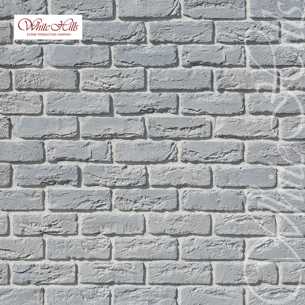Искусственный камень 305-80 Бремен Брик 1.11м2/уп White Hills, Искусственный камень 305-80 Бремен Брик 1.11м2/уп White Hills
