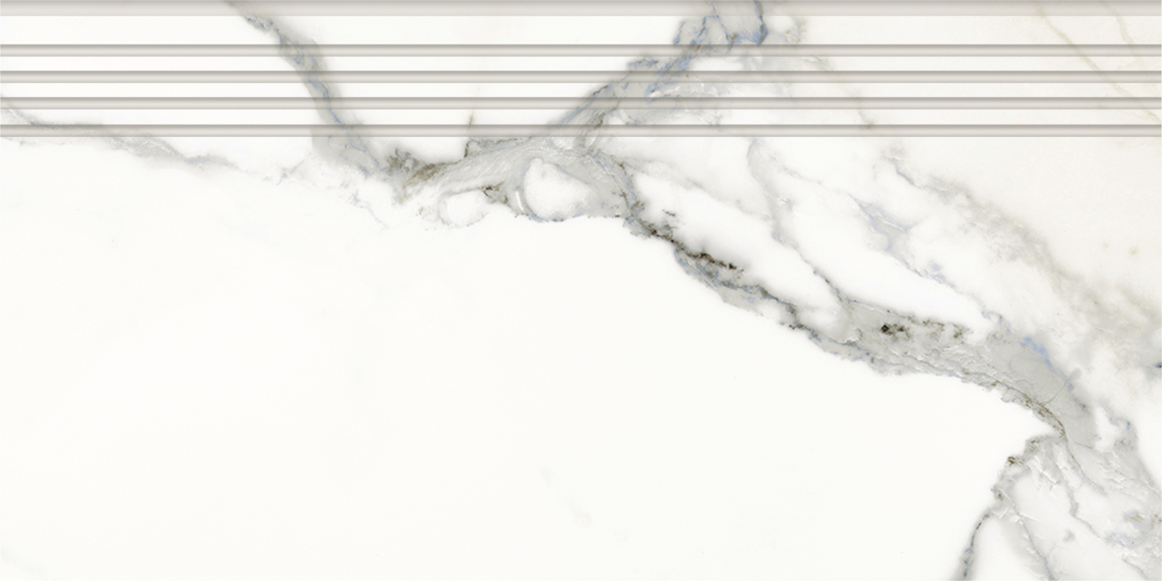 Ступень Iceberg 29.4х60х0.9см K-2002/MR/st01 6шт/уп Kerranova, Бело-голубой / White blue