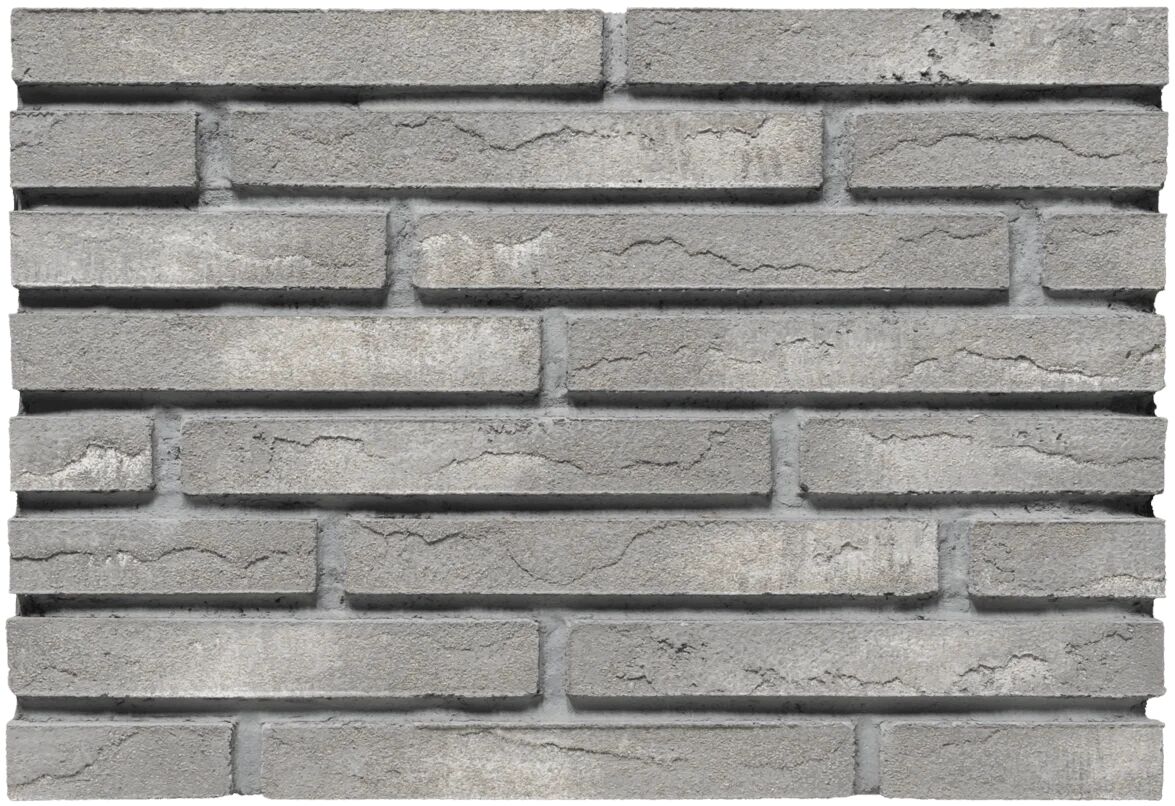 Кирпич облицовочный ригельный Classic серый опал 470х40х50мм 42шт/м2 468шт/пд BrickWell, Серый опал