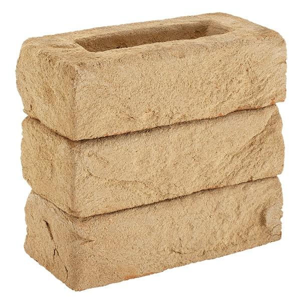 ДЗ Тандем Кирпич ручной формовки Берново WDF Желтый 215х102х65мм 512шт/пд, желтый