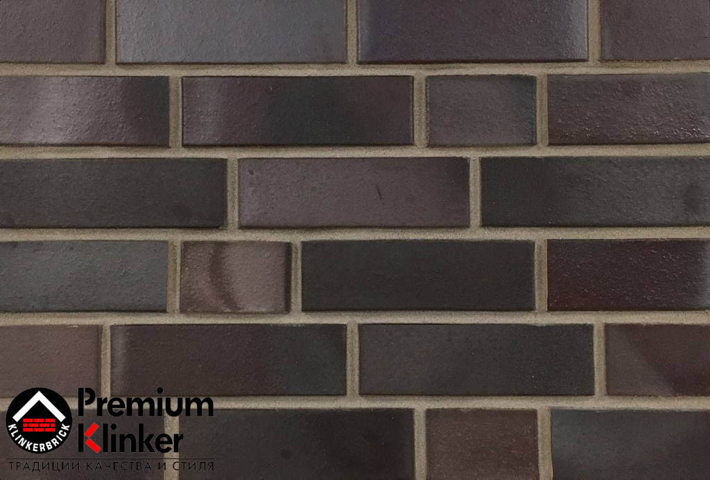 Кирпич клинкерный FeldHaus K398NF 240х115х71мм 416шт/пд, galena cerasi nero купить в Москве Кирпич клинкерный FeldHaus K398NF 240х115х71мм 416шт/пд, galena cerasi nero