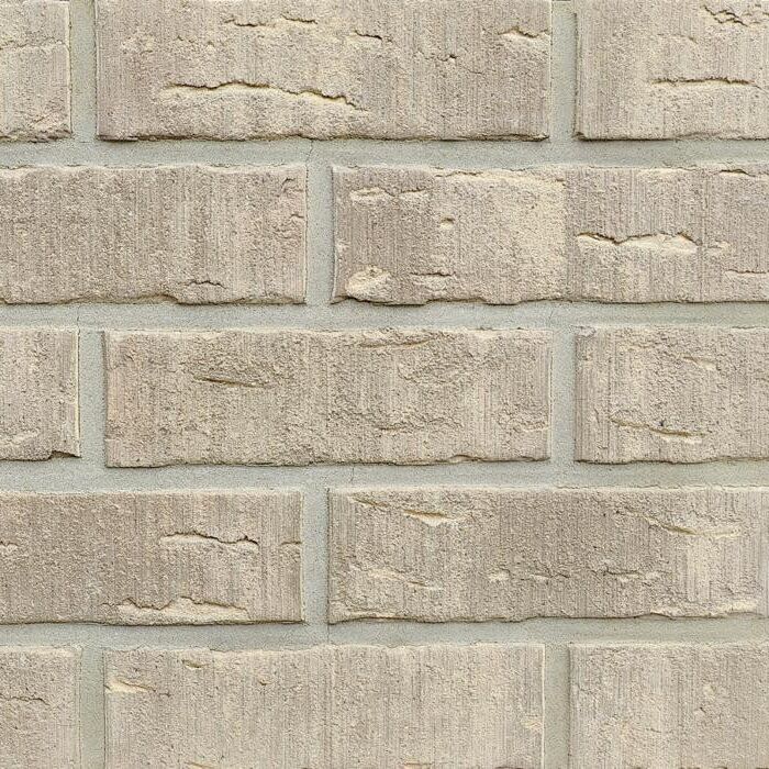 Кирпич клинкерный FeldHaus K682NF 240х115х71мм 416шт/пд, sintra argo blanco - поверхность ручная формовка
