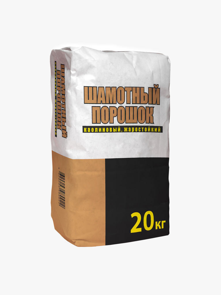 Порошок шамота молотый, 20 кг БОРОВИЧИ