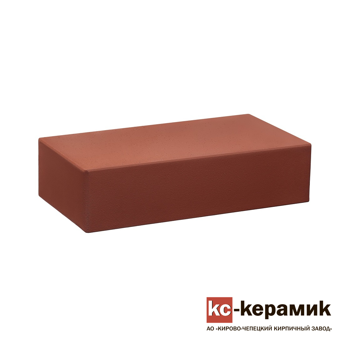 Кирпич КС-Керамик гляссе гладкий полнотелый 1НФ