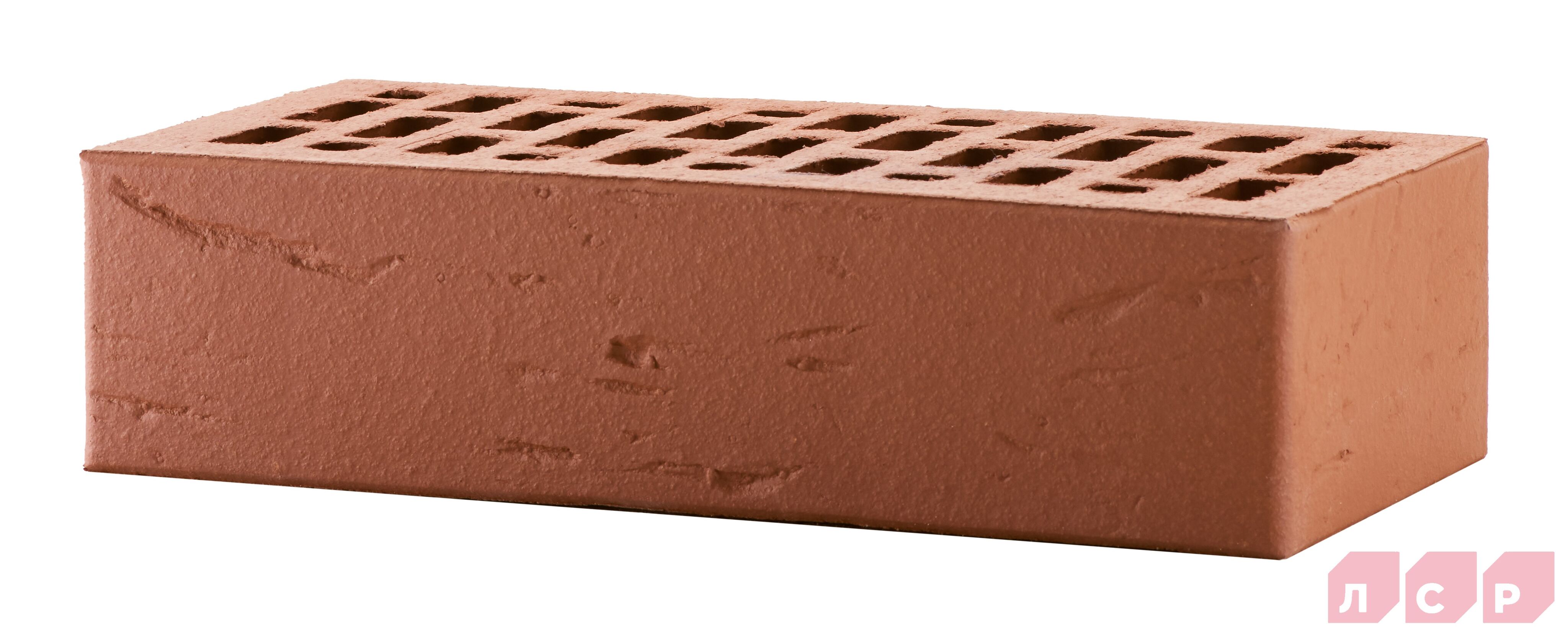 Кирпич ЛСР лицевой пустотелый красный 1NF рустик С0000068138 купить в Санкт-Петербурге