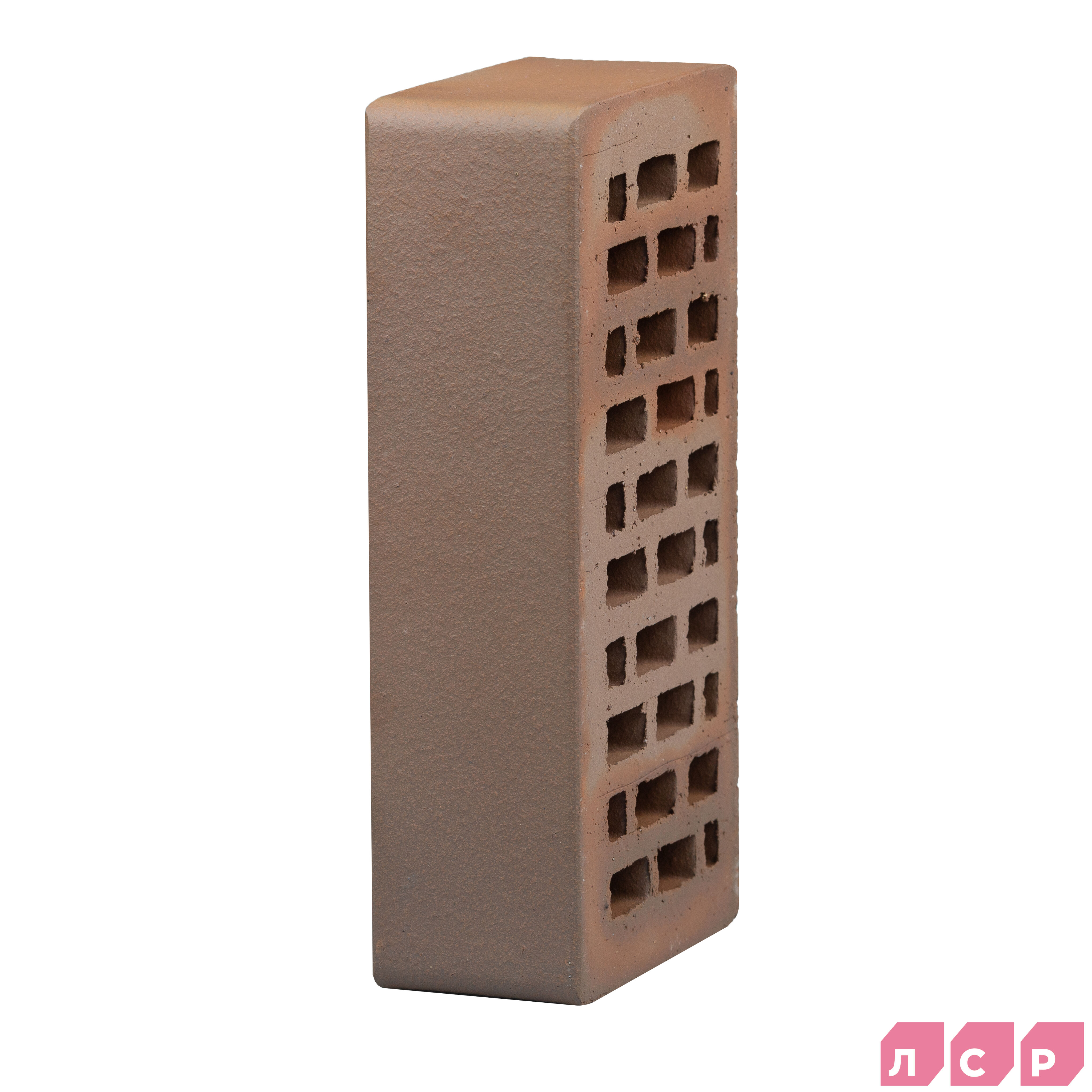 Кирпич ЛСР лицевой пустотелый светло-коричневый флэш 1NF гладкий Новинка! купить в Санкт-Петербурге
