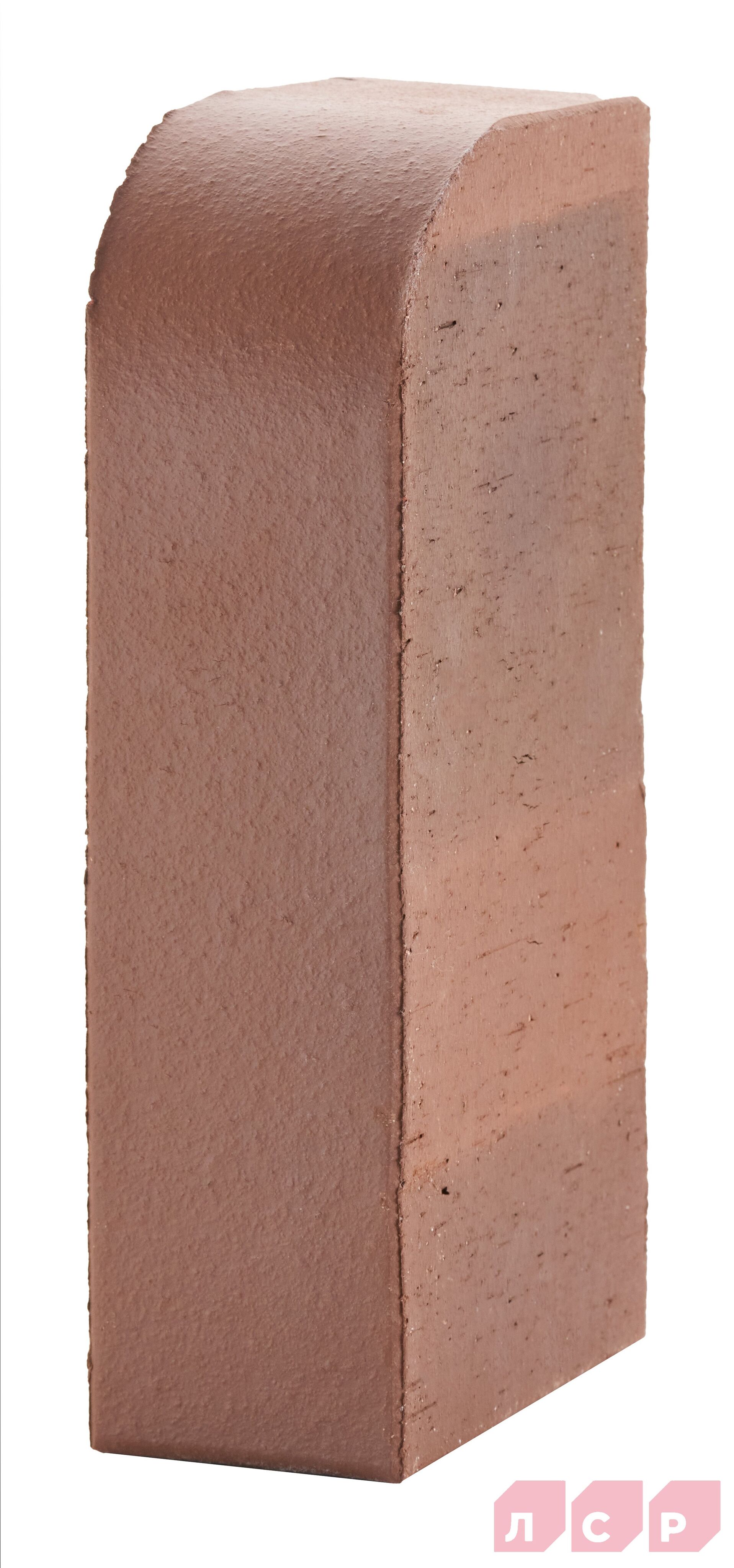 Кирпич ЛСР лицевой полнотелый коричневый 1NF фигурный R60 С0000051384 купить в Санкт-Петербурге