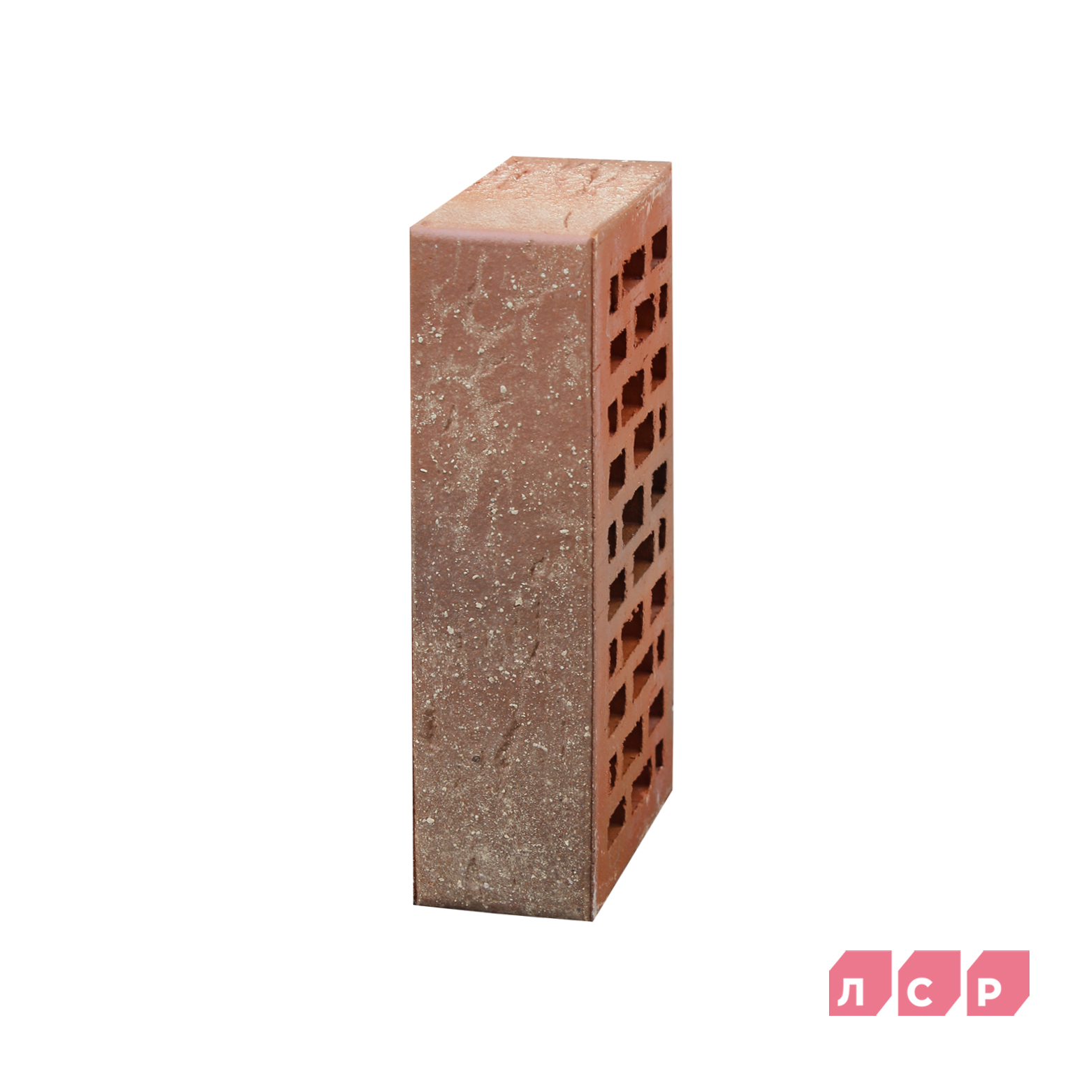 ЛСР Кирпич лицевой 1NF пустотелый утолщ.ст красный флэш с пепельной посыпкой рустик 420шт/пд купить в Санкт-Петербурге
