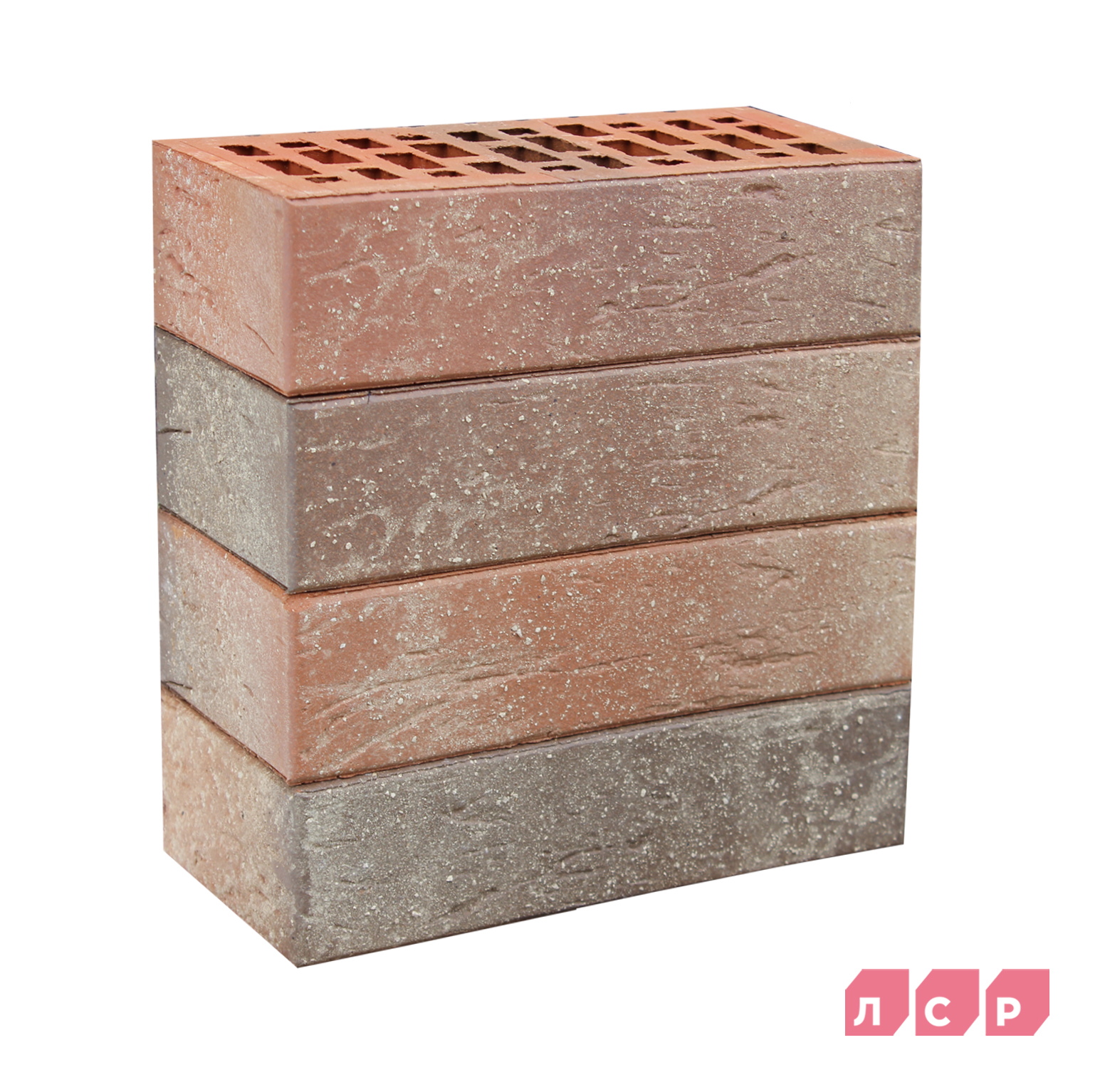 ЛСР Кирпич лицевой 1NF пустотелый утолщ.ст красный флэш с пепельной посыпкой рустик 420шт/пд купить в Санкт-Петербурге