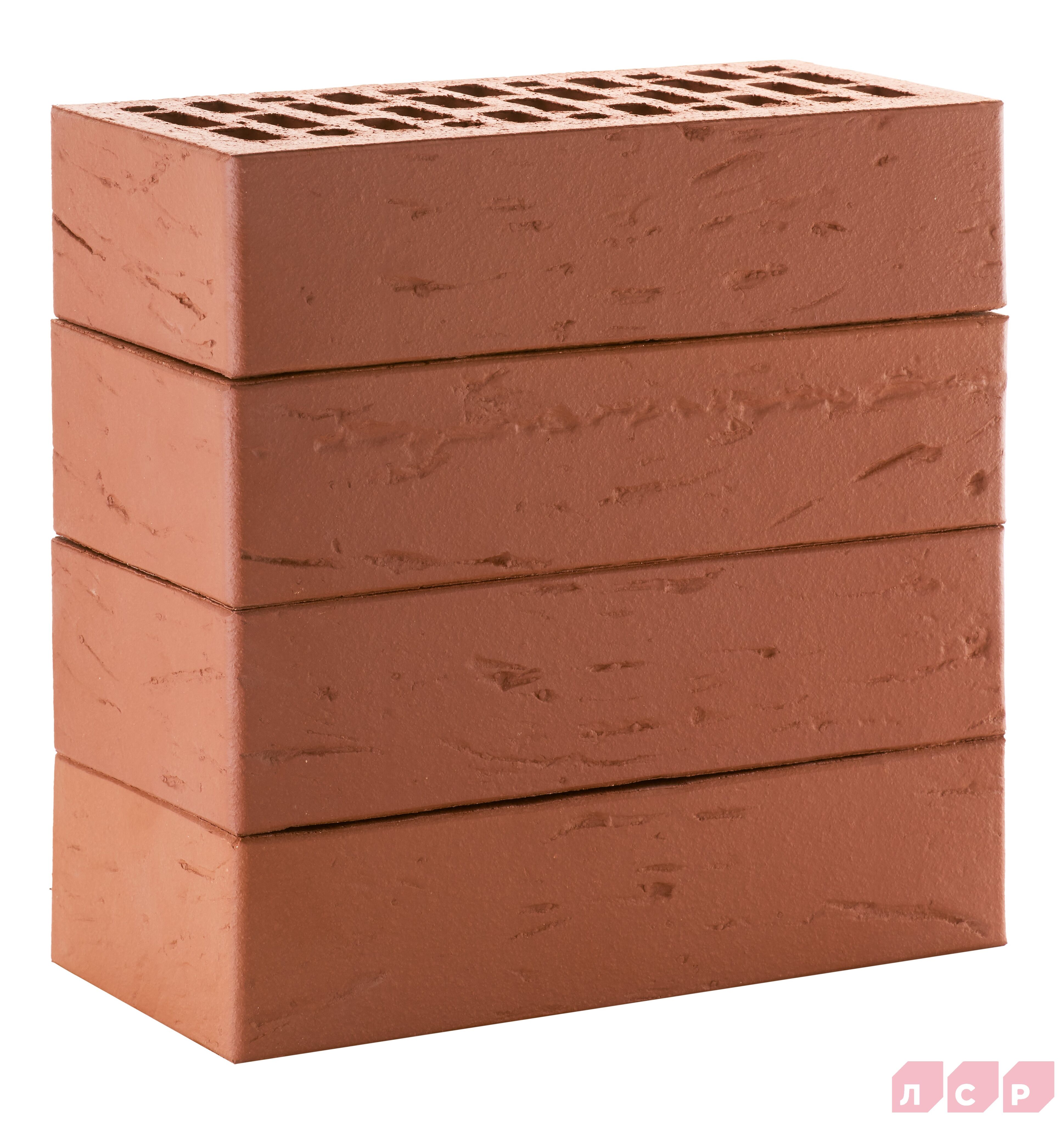 Кирпич ЛСР лицевой пустотелый красный 1NF рустик С0000068138 купить в Санкт-Петербурге