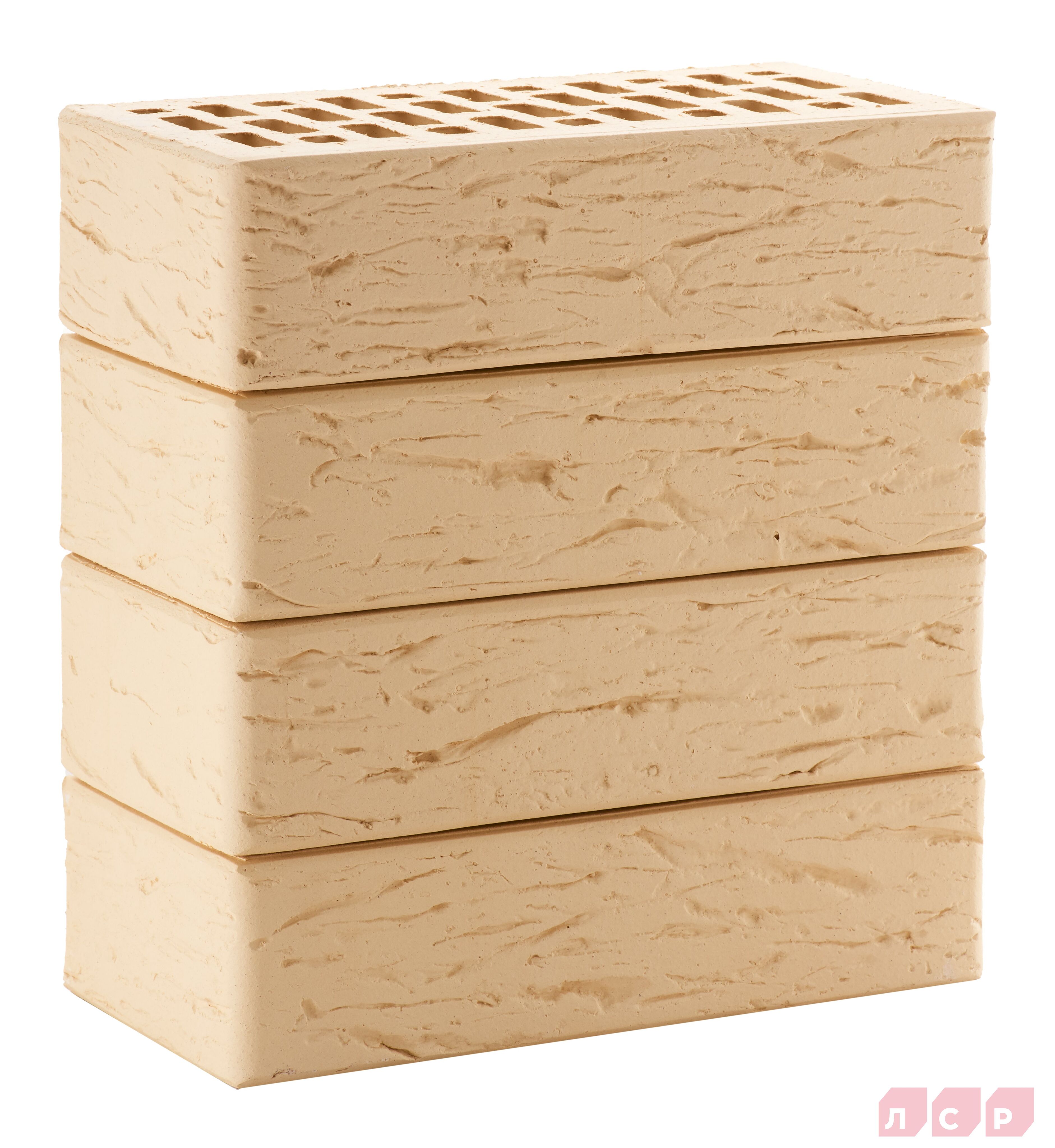 ЛСР Кирпич лицевой пустотелый 1NF утолщ.ст бежевый F100 М-175 рустик 420шт (РКЗ) купить в Санкт-Петербурге