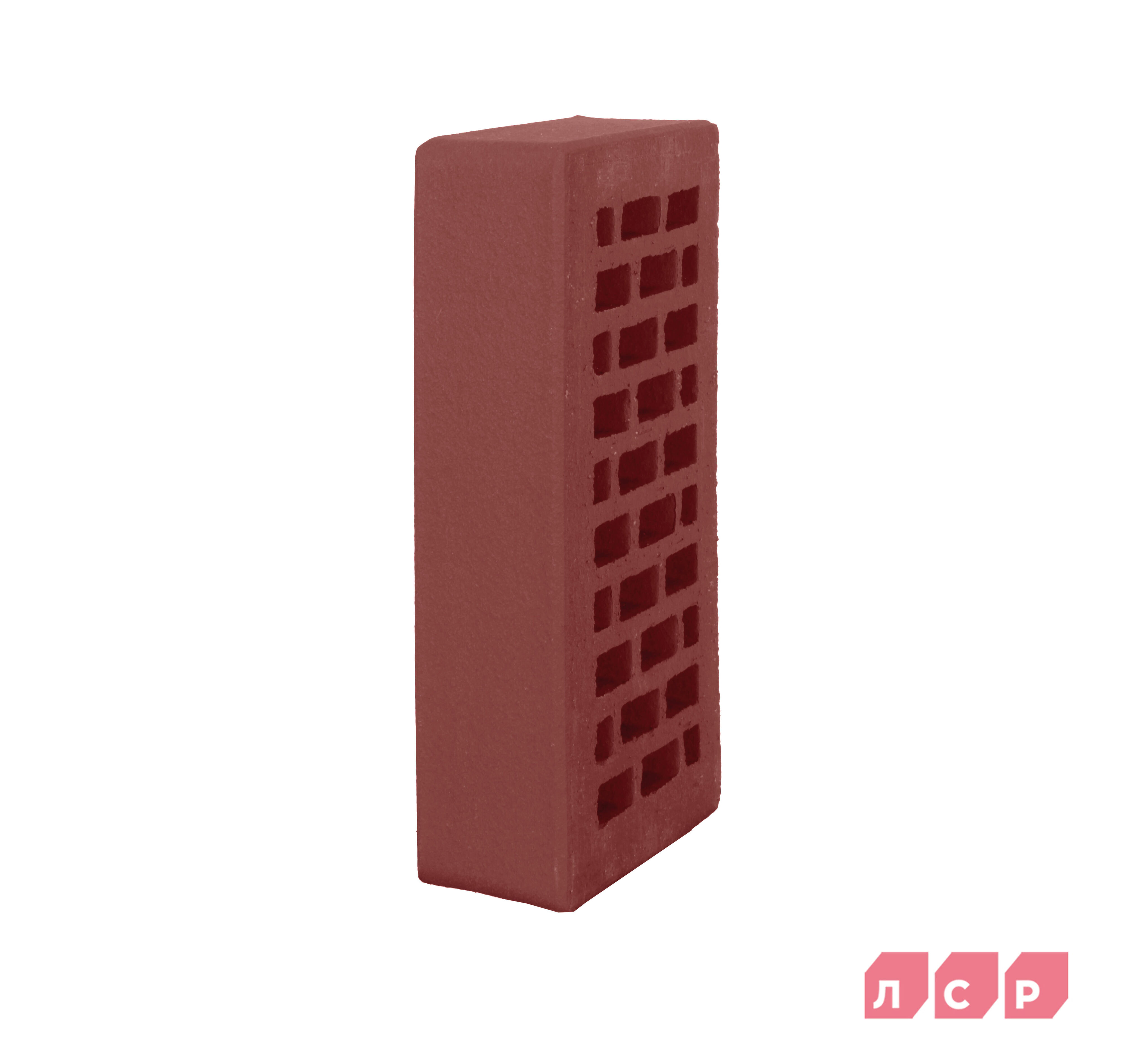 ЛСР Кирпич лицевой пустотелый 1NF утолщ.ст винный М-175 гладкий 480шт (ППКЗ) купить в Санкт-Петербурге