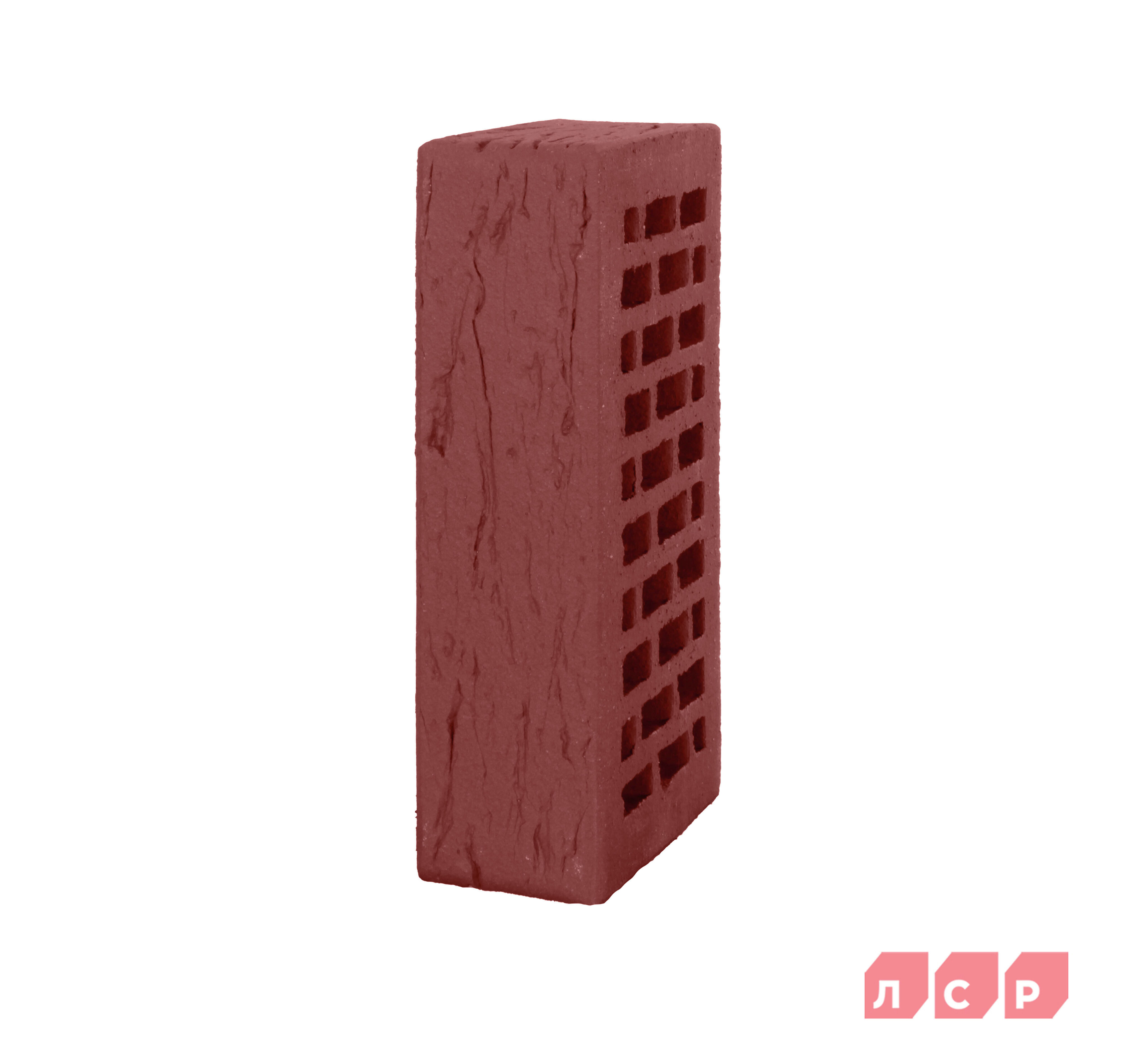 ЛСР Кирпич лицевой пустотелый 1NF утолщ.ст винный М-175 рустик 480шт (ППКЗ) купить в Санкт-Петербурге
