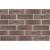Клинкер фасадный тёмно-терракотовый флэшинг "Брюгге" 0,71NF береста с66819 купить в Санкт-Петербурге