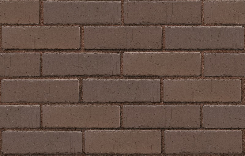 Клинкер фасадный темно-терракотовый флэшинг 