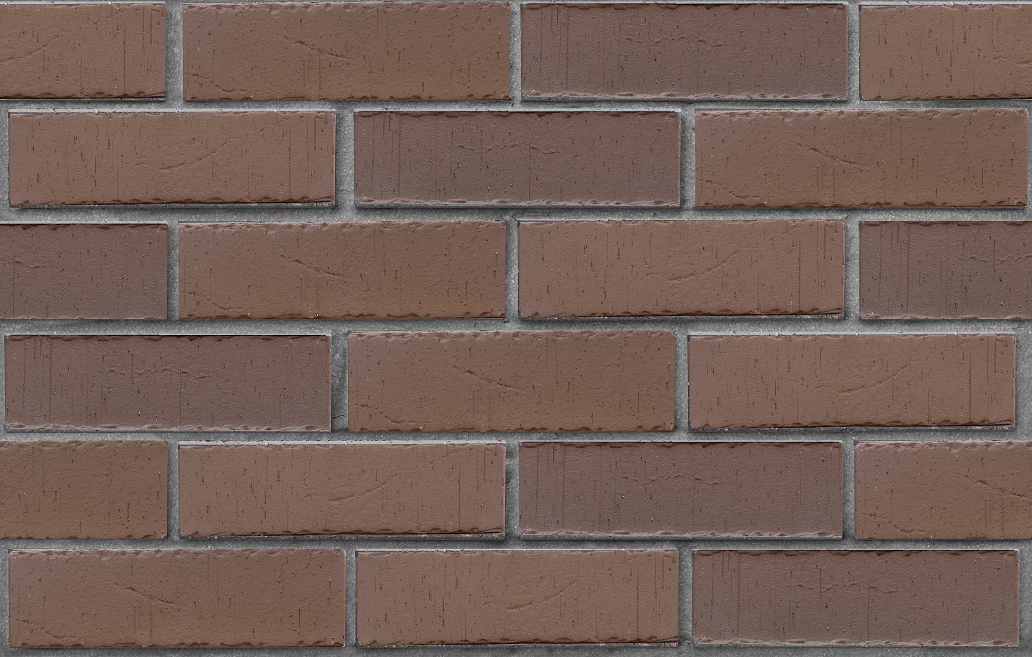 Клинкер фасадный темно-терракотовый флэшинг 