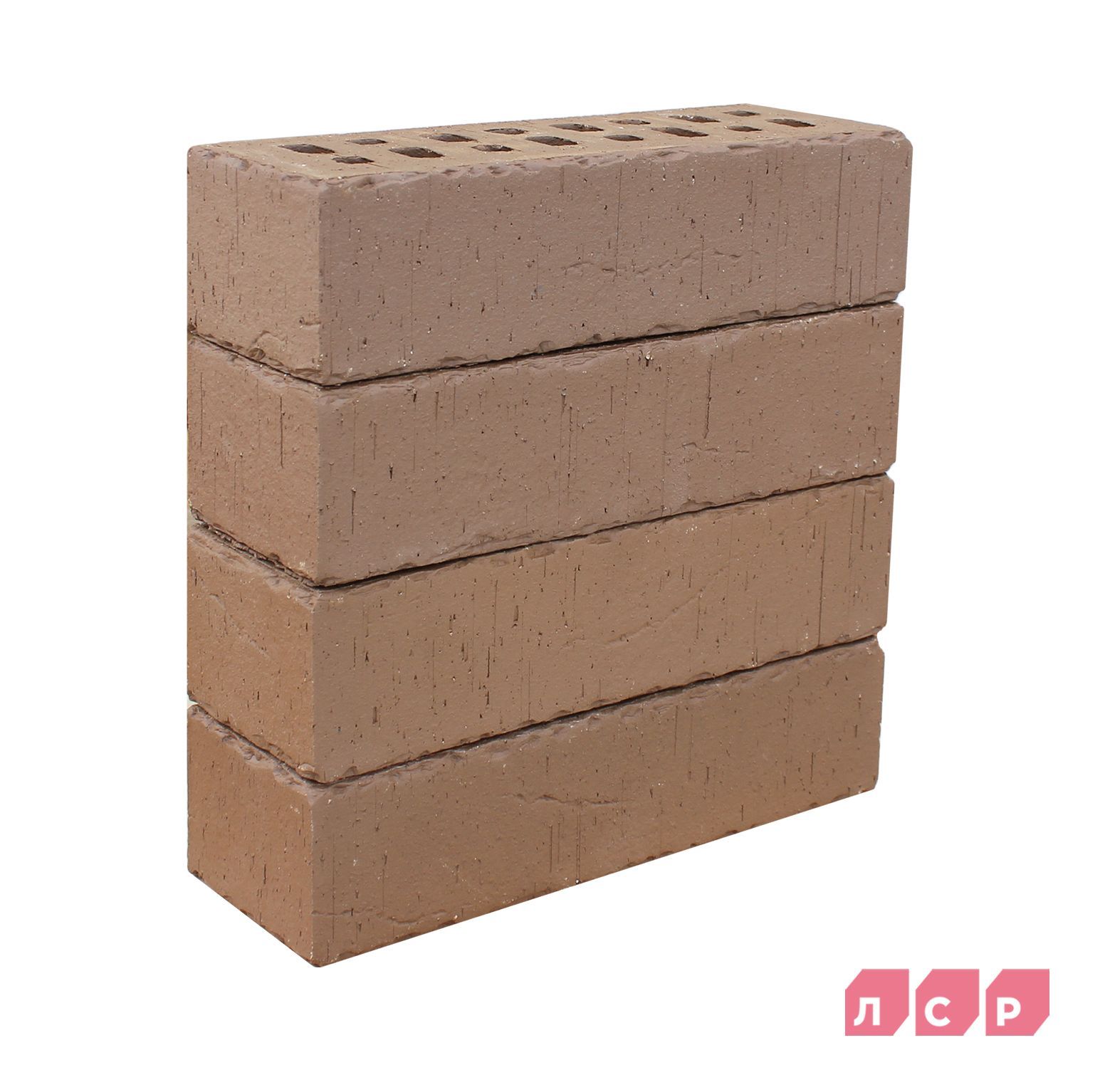 Клинкер фасадный темно-терракотовый флэшинг 