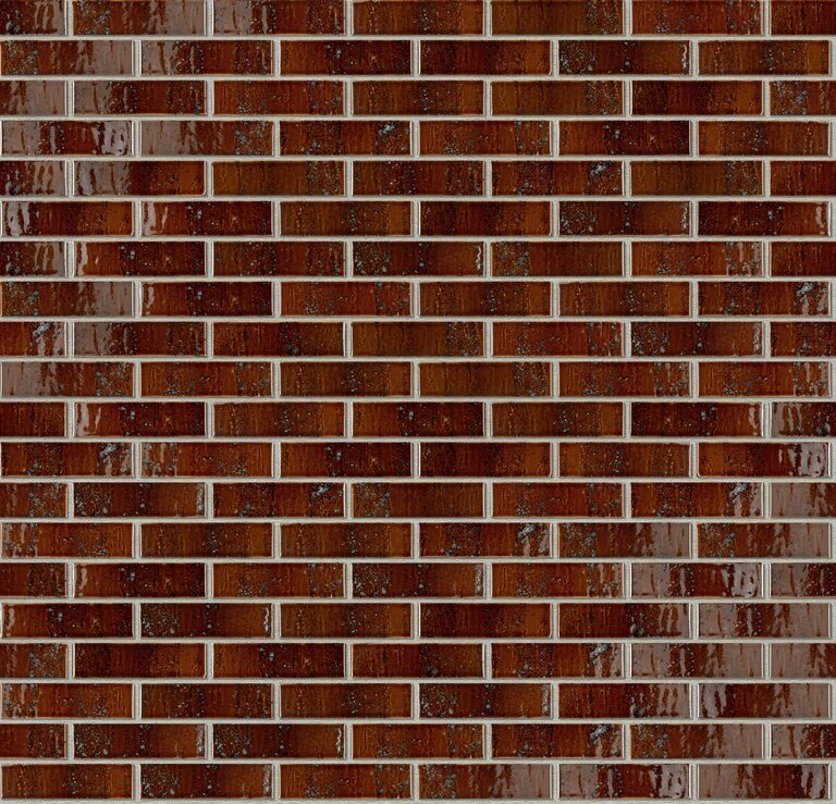 Recke Glanz 1-48-01-2-12 Кирпич облицовочный Бордо Коричневый 1НФ 250х120х65мм 480шт/пд